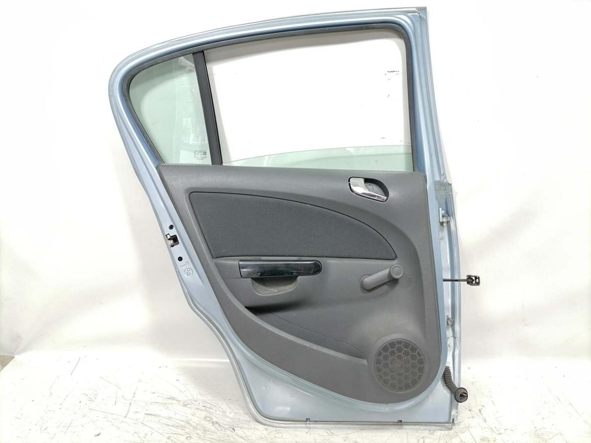 Opel Corsa D original Tür hinten links Z21C Aeroblau Rohbau BJ08